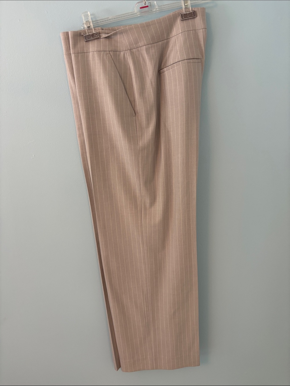 RW&CO. Light Grey and White Pinstripe Blazer and Matching Trousers - Picture 4 of 7